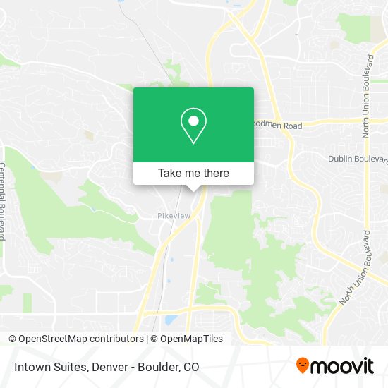 Intown Suites map