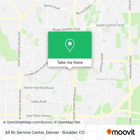 Mapa de All Rv Service Center