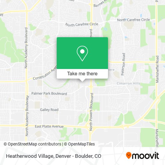 Heatherwood Village map