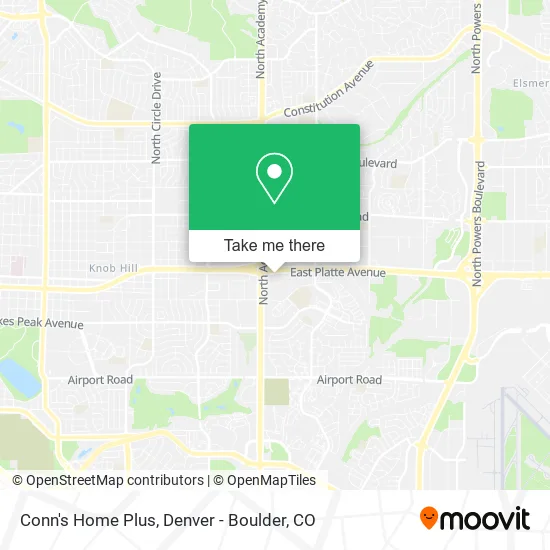 Conn's Home Plus map