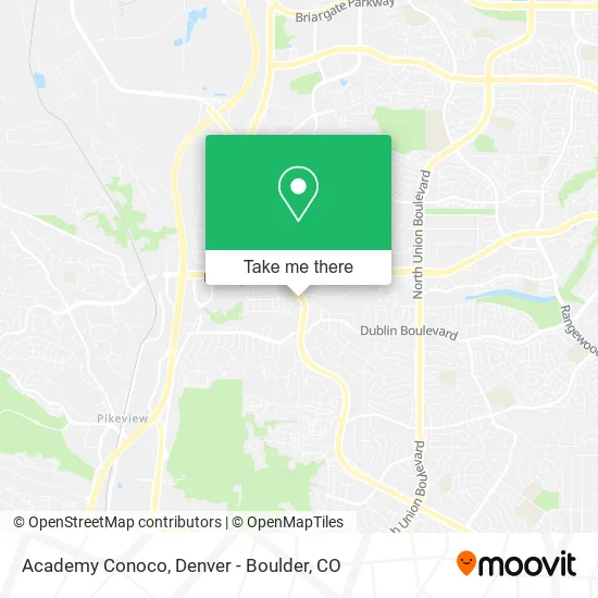 Academy Conoco map