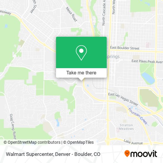 Mapa de Walmart Supercenter