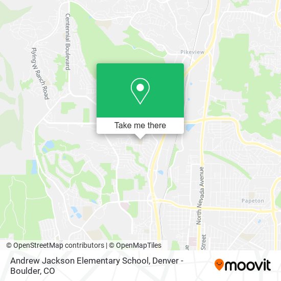 Andrew Jackson Elementary School map