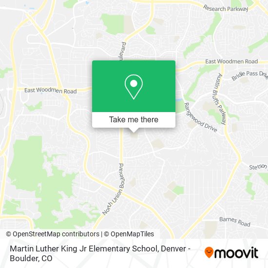 Mapa de Martin Luther King Jr Elementary School