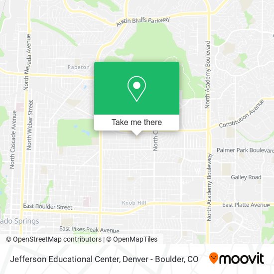 Jefferson Educational Center map