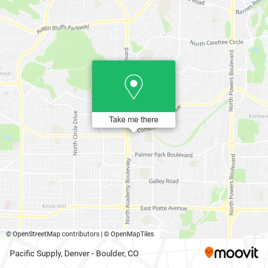 Pacific Supply map