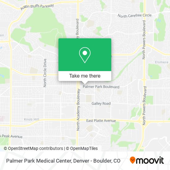 Palmer Park Medical Center map