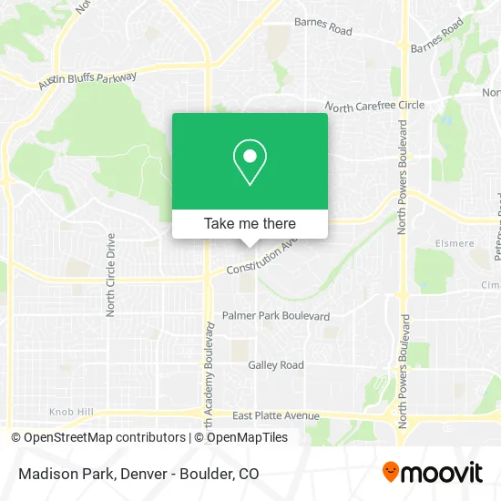 Madison Park map
