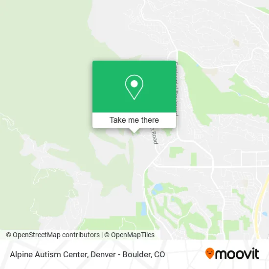 Alpine Autism Center map