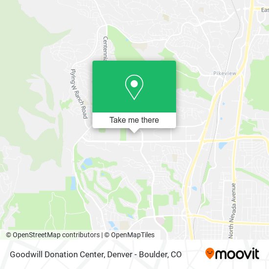 Mapa de Goodwill Donation Center