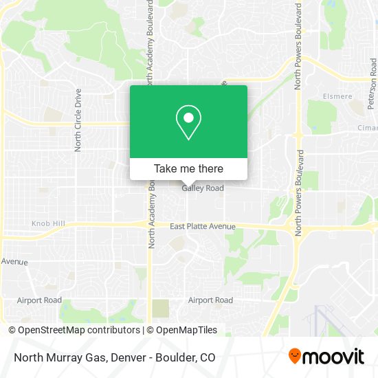 North Murray Gas map