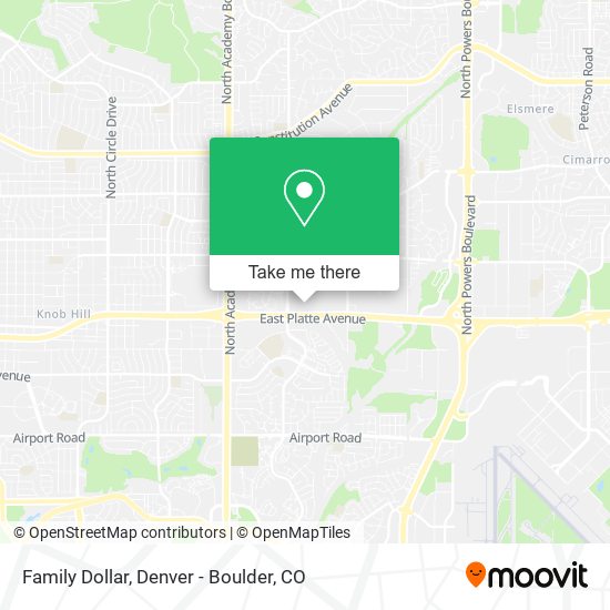Family Dollar map