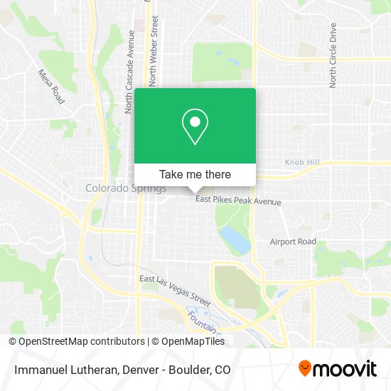 Immanuel Lutheran map