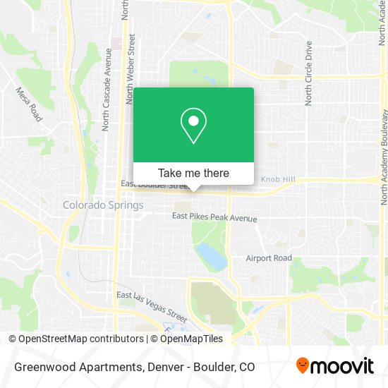 Greenwood Apartments map