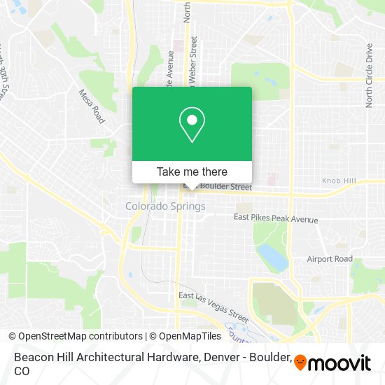 Beacon Hill Architectural Hardware map