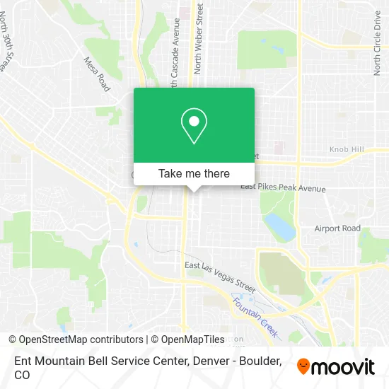 Ent Mountain Bell Service Center map