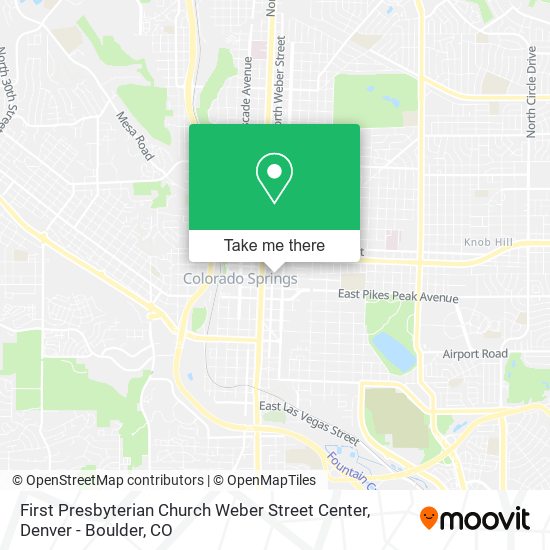 Mapa de First Presbyterian Church Weber Street Center