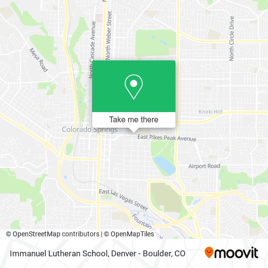 Immanuel Lutheran School map