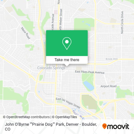 John O'Byrne ""Prairie Dog"" Park map