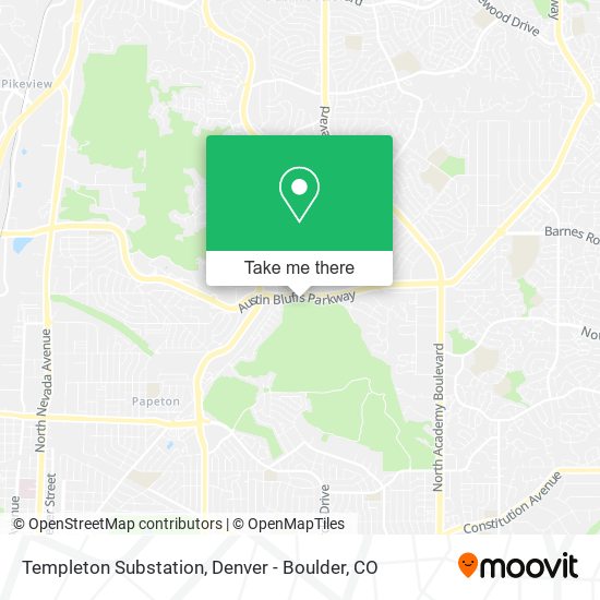 Mapa de Templeton Substation