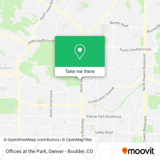 Offices at the Park map