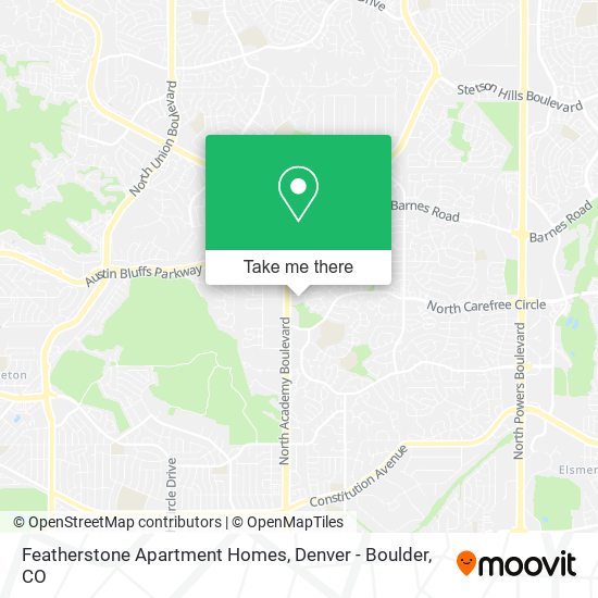 Featherstone Apartment Homes map