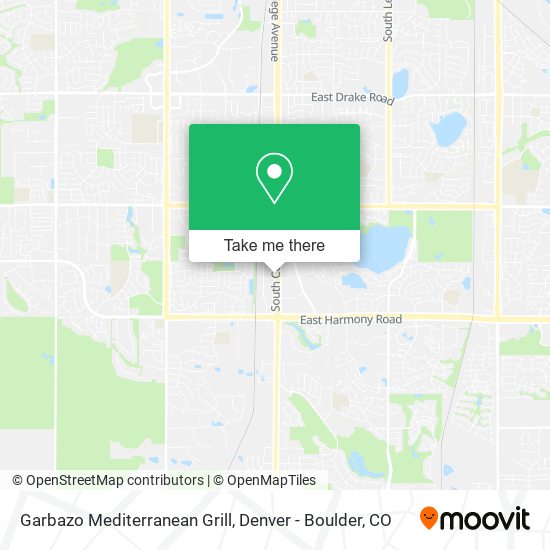 Garbazo Mediterranean Grill map
