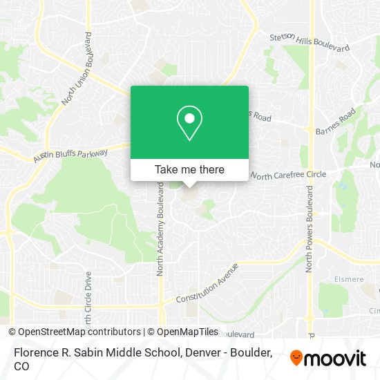 Florence R. Sabin Middle School map
