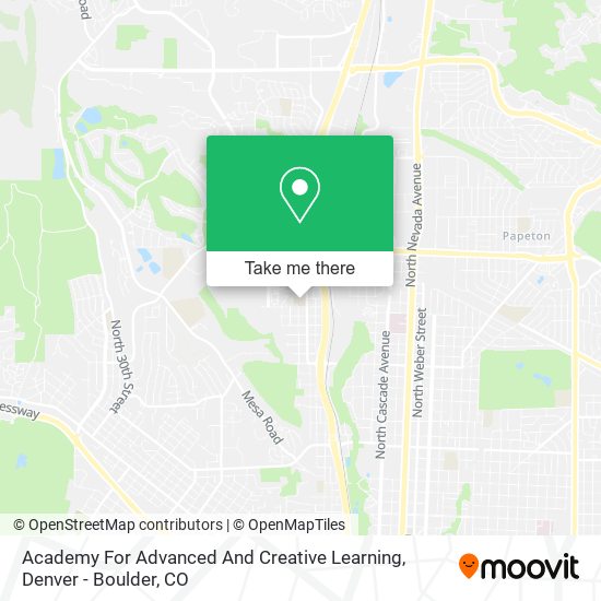 Mapa de Academy For Advanced And Creative Learning