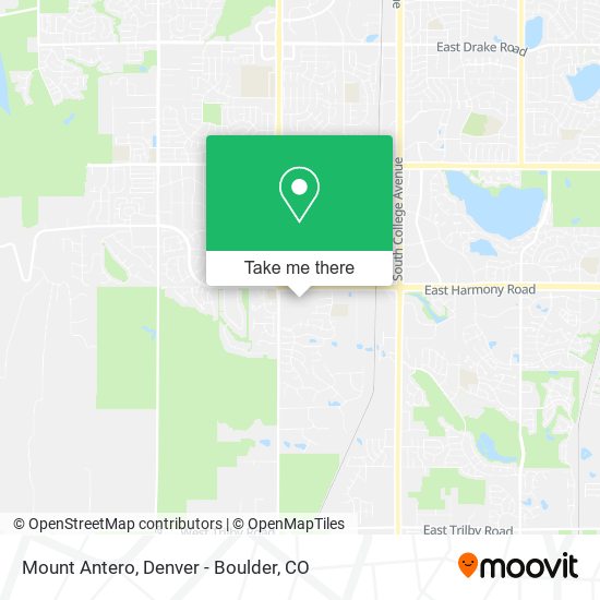 Mount Antero map