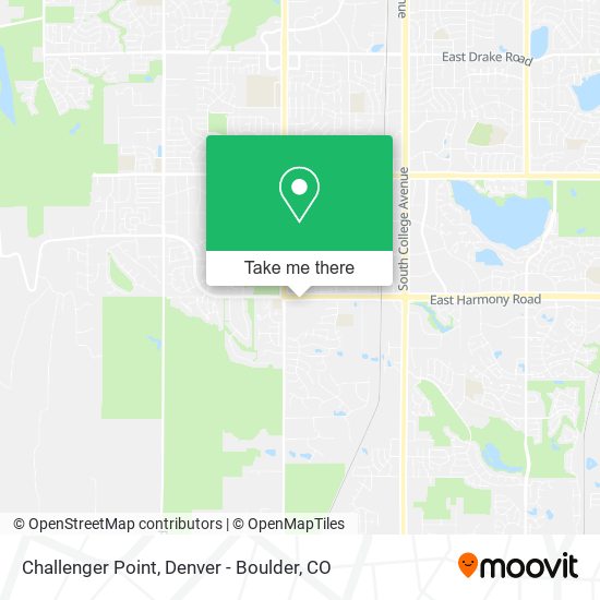 Challenger Point map