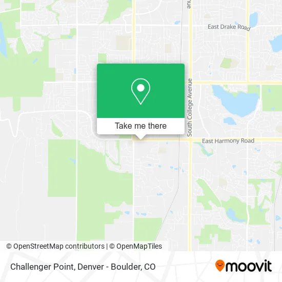 Challenger Point map