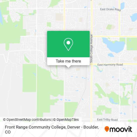 Mapa de Front Range Community College