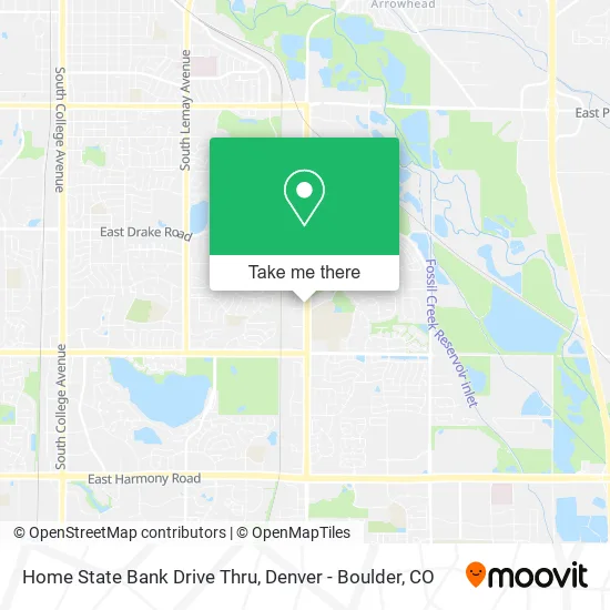 Home State Bank Drive Thru map