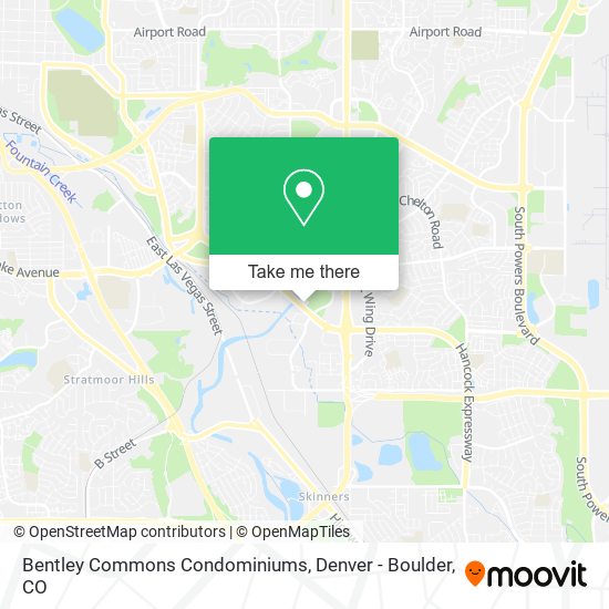 Bentley Commons Condominiums map