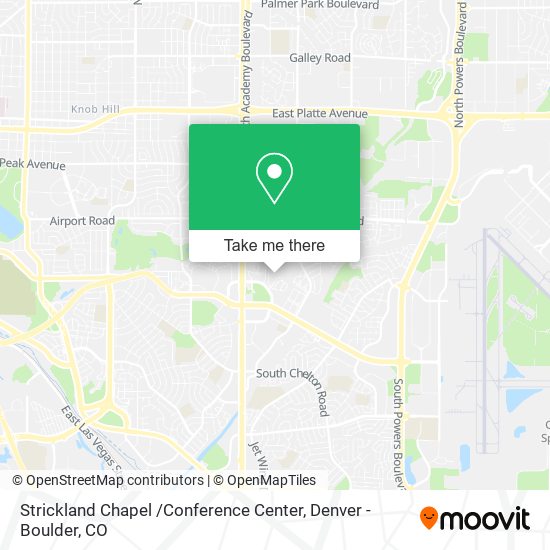 Mapa de Strickland Chapel /Conference Center