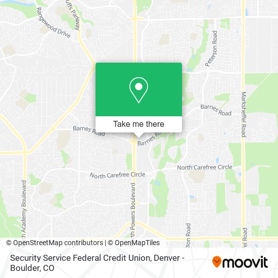 Mapa de Security Service Federal Credit Union