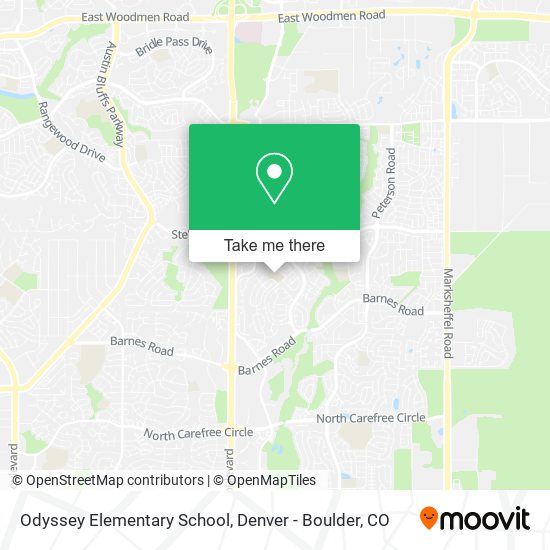 Mapa de Odyssey Elementary School