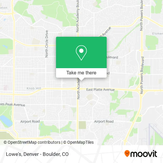 Lowe's map