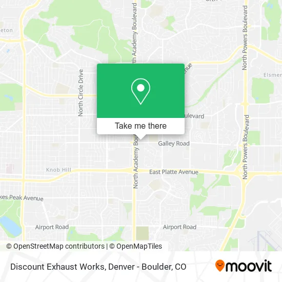 Discount Exhaust Works map