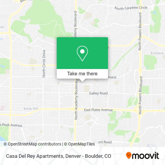 Casa Del Rey Apartments map