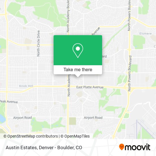 Austin Estates map
