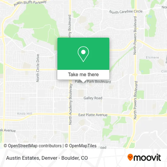 Austin Estates map