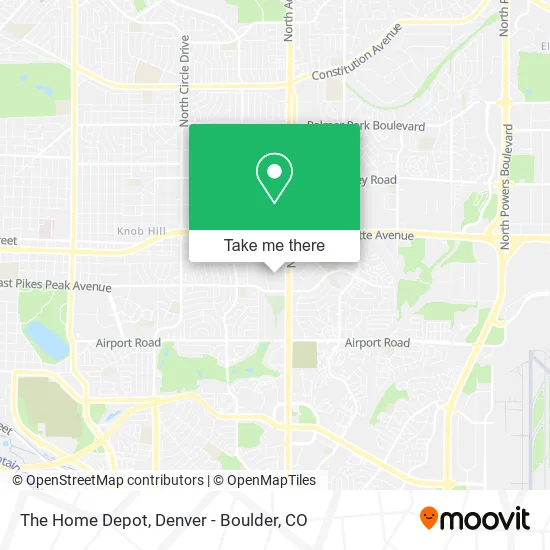 The Home Depot map