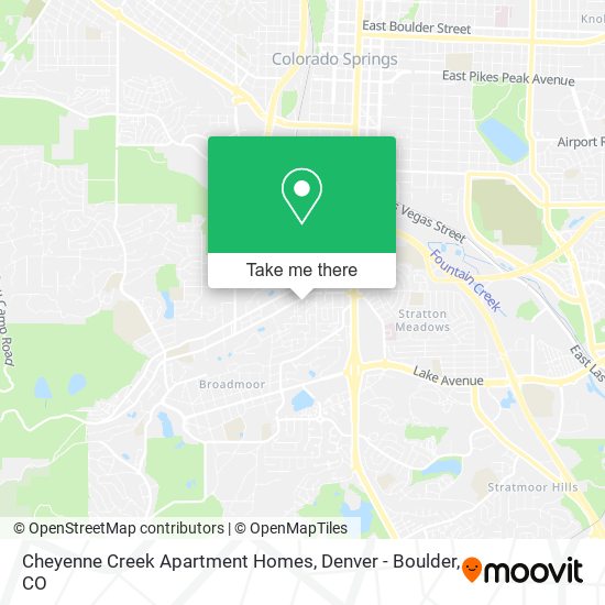 Mapa de Cheyenne Creek Apartment Homes