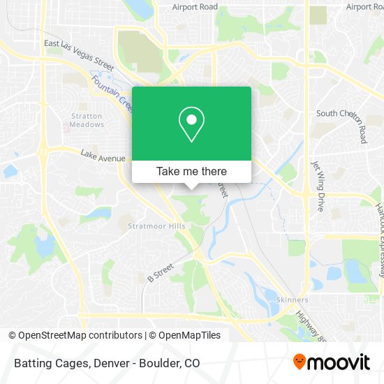 Batting Cages map