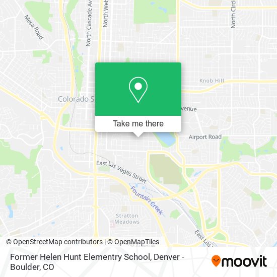 Former Helen Hunt Elementry School map