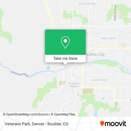 Mapa de Veterans Park