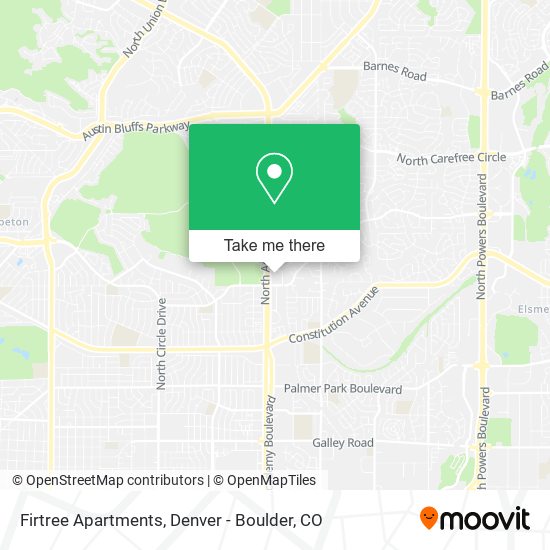 Firtree Apartments map