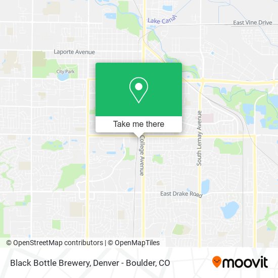 Black Bottle Brewery map